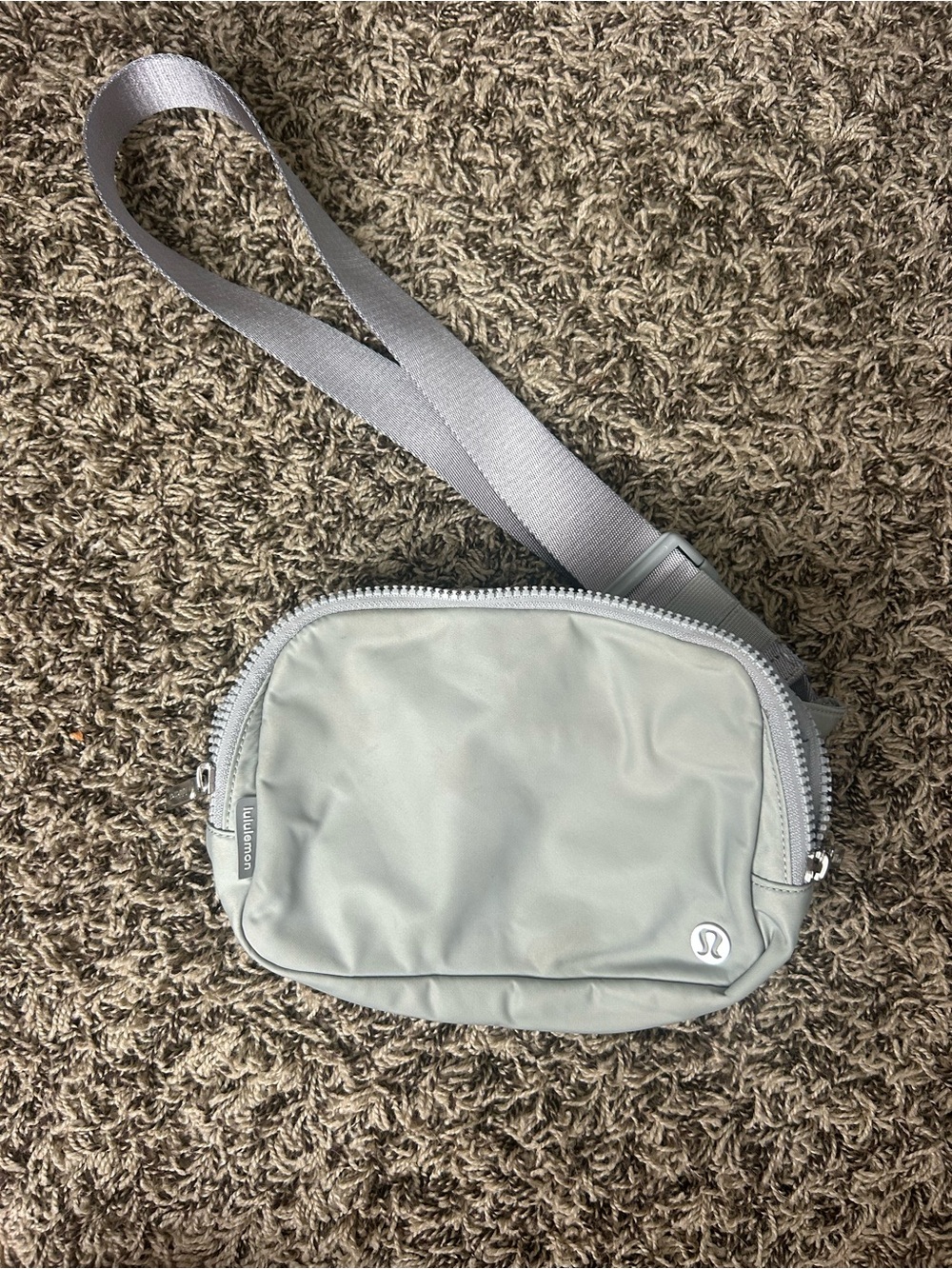 lululemon Light Gray Small Crossbody Bag